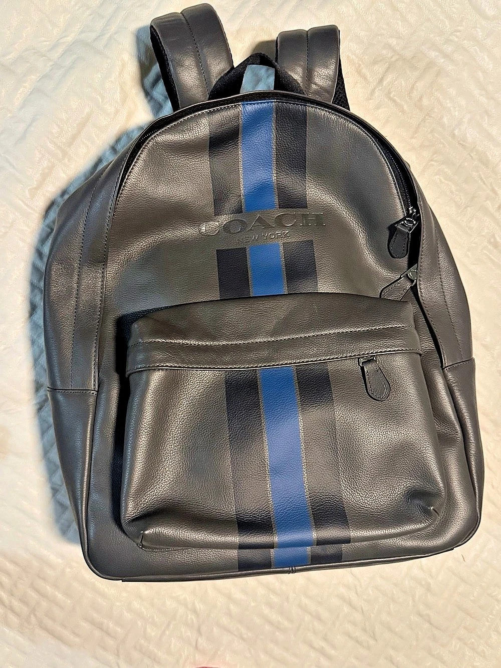 Coach Charles Backpack Leather Color Block Backpack NWT NEW UNISEX 2017
